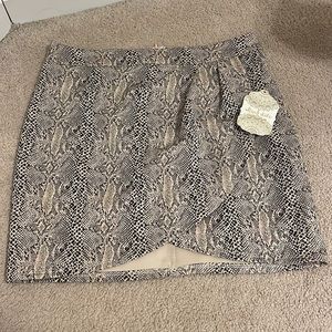 NWT Altar’d State Snakeskin Miniskirt